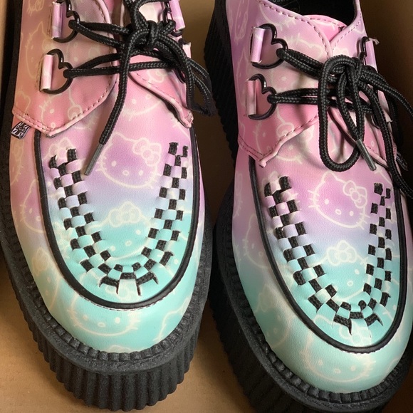 SOLD TUK Hello Kitty Ombre Mondo Creepers - Picture 2 of 6
